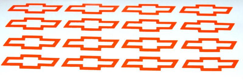 (16) chevy bowtie vinyl decals car truck auto stickers free shipping many colors
