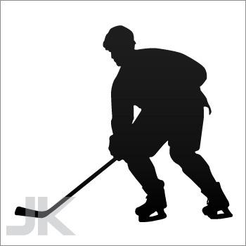 Decals stickers ice hockey player 0502 zab24