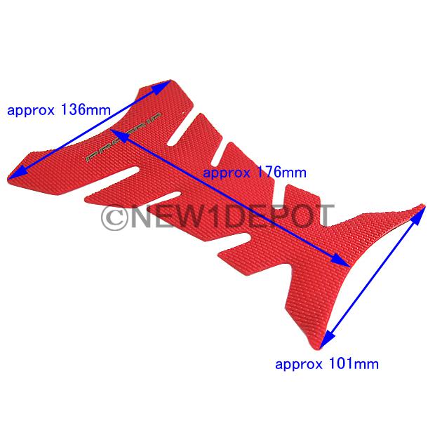 Motorcycle Bicycle Sporting Fuel Gas Protector Cool Rubber Tank Pad Sticker Logo, US $6.99, image 4