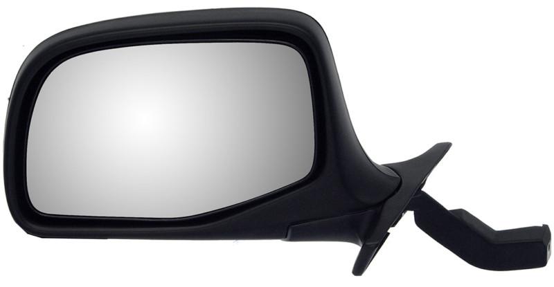 Side view mirror left, manual, paddle design, black-chrome platinum# 1270712