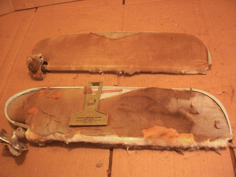 1957 56 55  chevy belair sun visors