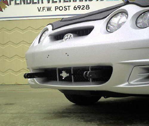 Blue ox bx2310 base plate f/hyundai tiburon 00-02