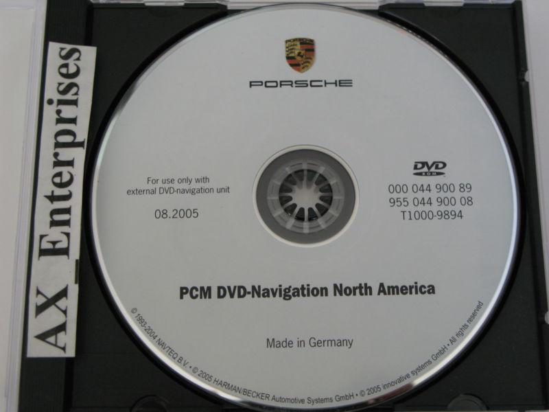 05 porsche cayenne sport s turbo pcm 2.0 navigation dvd # 900 89 map © 08.2005
