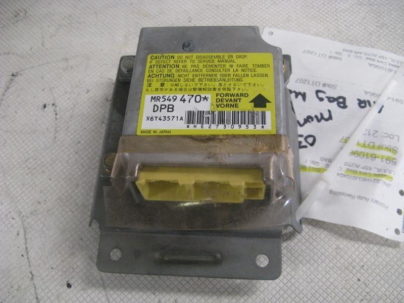 00 01 02 03 montero sport chassis ecm air bag srs computer control unit module