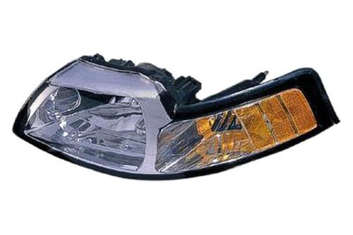 Replace fo2502160c - 99-00 ford mustang front lh headlight lens housing
