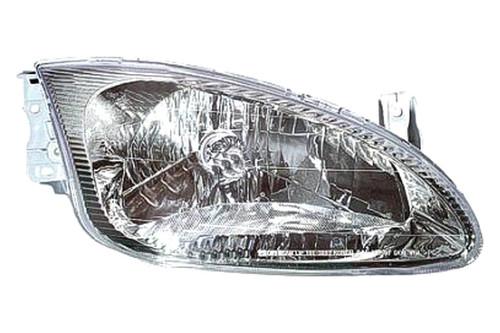 Replace hy2503118v - 99-00 fits hyundai elantra front rh headlight assembly