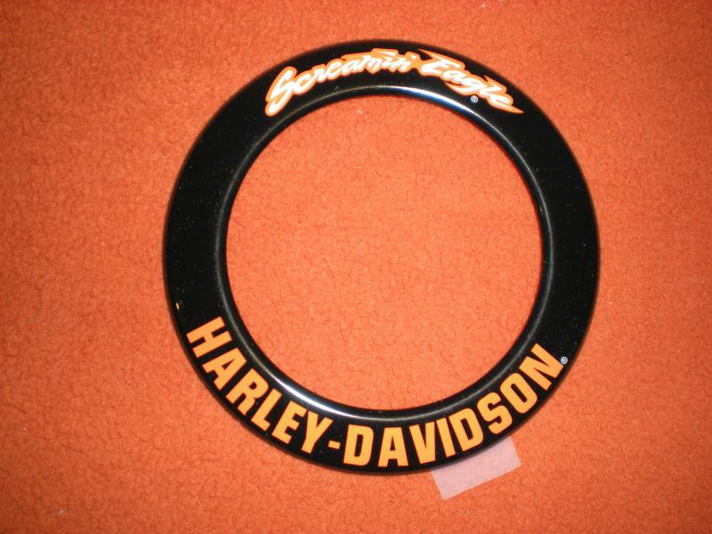 Genuine harley davidson screamin' eagle air cleaner cover ring / custom