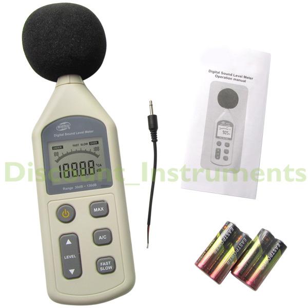 Digital Sound Level Meter Noise Pressure 30~130 dB Decibel Tester 31.5Hz~ 8.5KHz, US $35.90, image 2