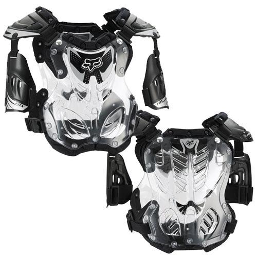 New fox racing r3 roost deflector small (50-120+lbs) black 06095-001-s