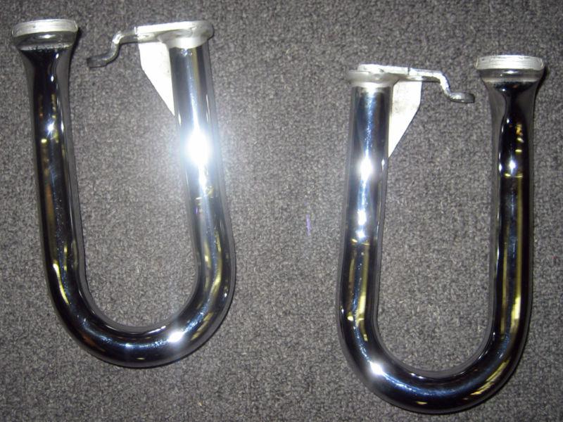 Oem stock honda goldwing gl1800 saddlebag guard set chrome 2001-2013