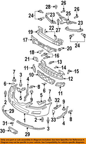 Mazda oem gp9a519k1d front bumper-skirt