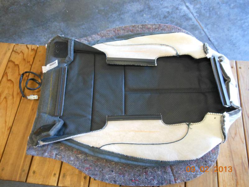 163 ml mercedes driver or passenger heated seat cover dark grey new oem