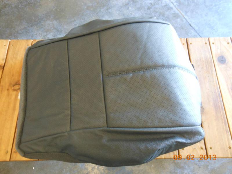 163 ML MERCEDES DRIVER OR PASSENGER HEATED SEAT COVER DARK GREY NEW OEM, US $129.00, image 3