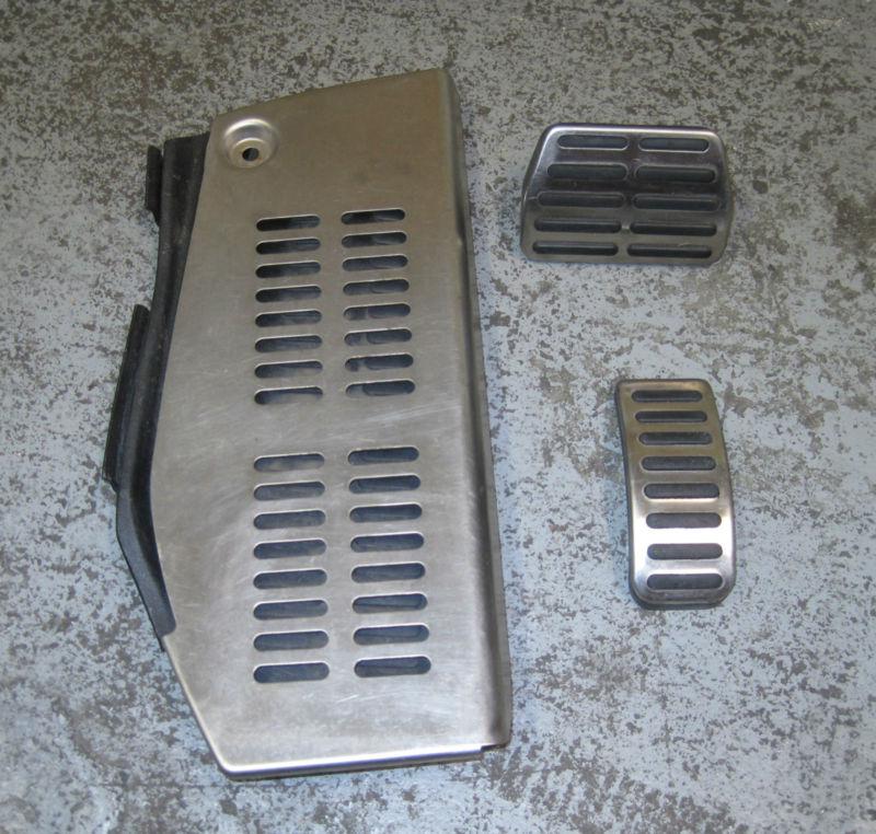 2005 vw jetta gli automatic pedal set brushed aluminum - nice - oem