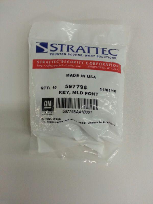 NEW PONTIAC KEY BLANK (STRATTEC) 597798 B93 , US $4.99, image 3