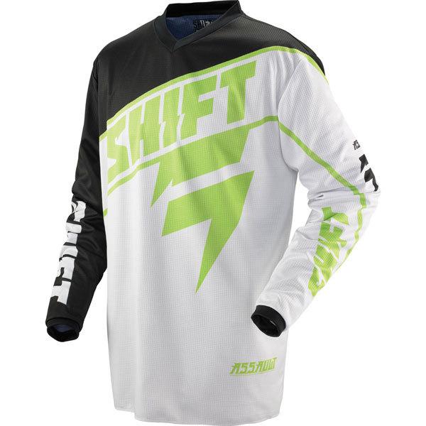 Green m shift racing assault youth jersey 2013 model