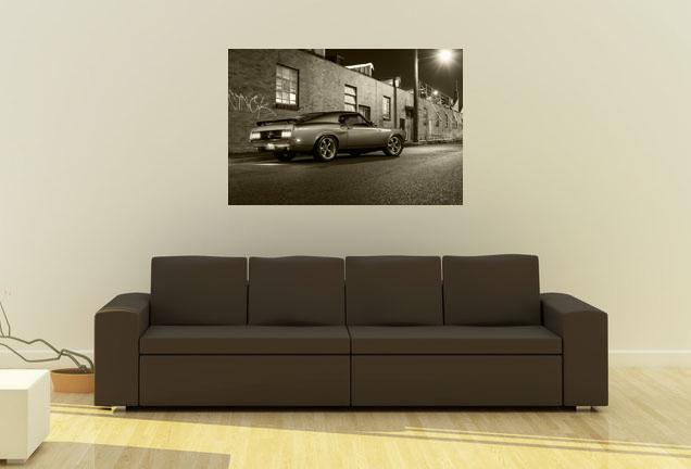 Ford 1969 Mustang HD Poster Classic Muscle Car B&W Print multi sizes available, US $14.99, image 2