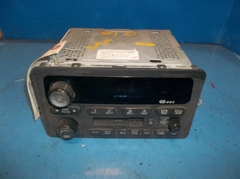 Chevrolet impala a/v equipment am-mono-fm-cass-music search (opt ul0) 00 01 02