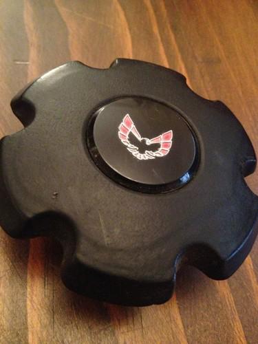 Firebird steering wheel horn cap black on black