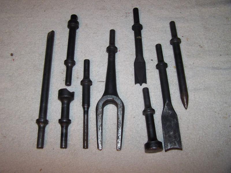 Snap on air impact hammer chisel and other bits
