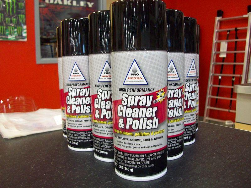 Find NEW GENUINE PRO HONDA SPRAY CLEANER POLISH 12 CANS in Troy, Ohio
