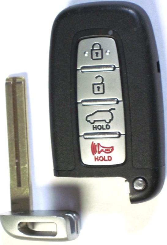 Hyundai keyless remote opener smart new uncut key blade fob prox smartkey opener