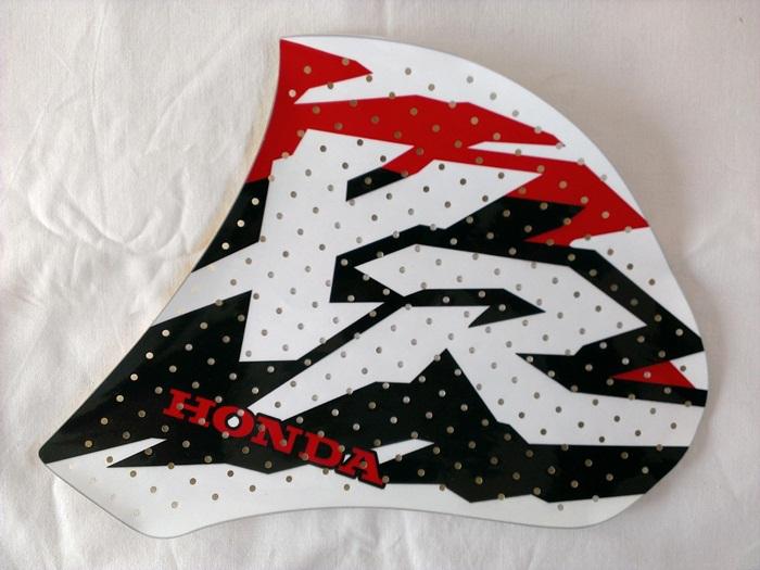 Honda xr 600  xr600 xr600r tank decals graphics sticker  white1997 model 88 - 00