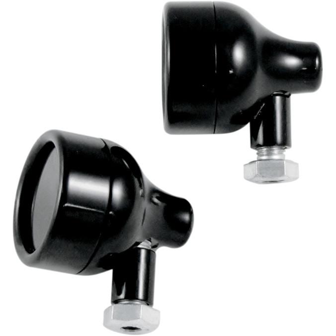 Todd's cycle mt-02 martini turn signal black red lens universal