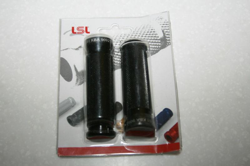 Lsl foot pegs - sports body - black 115-01sw 85mm new