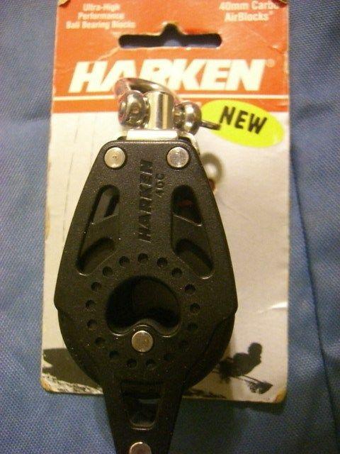 Harken 40mm carbo airblock double w/becket #2639