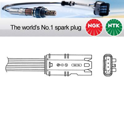 1x ngk ntk oxygen o2 lambda sensor  oza630-bm2 oza630bm2 (0073)