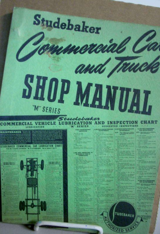 1941 1942 studebaker m series commercial car & truck shop service repair manual