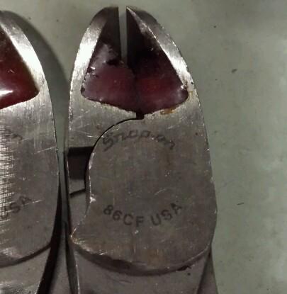 5 Snap On Diagonal Wire Cutters 6-5/16