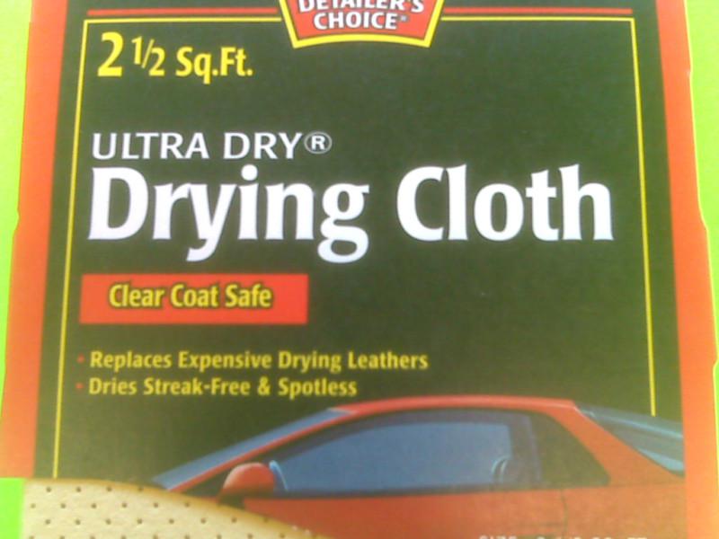 NEW -DETAILERS CHOICE ULTRA DRY AUTO / TRUCK DRYING CLOTH - CLEAR COAT SAFE, US $6.99, image 3