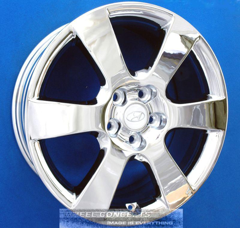 Hyundai santa fe 18 inch chrome wheel exchange rims tpms 18"