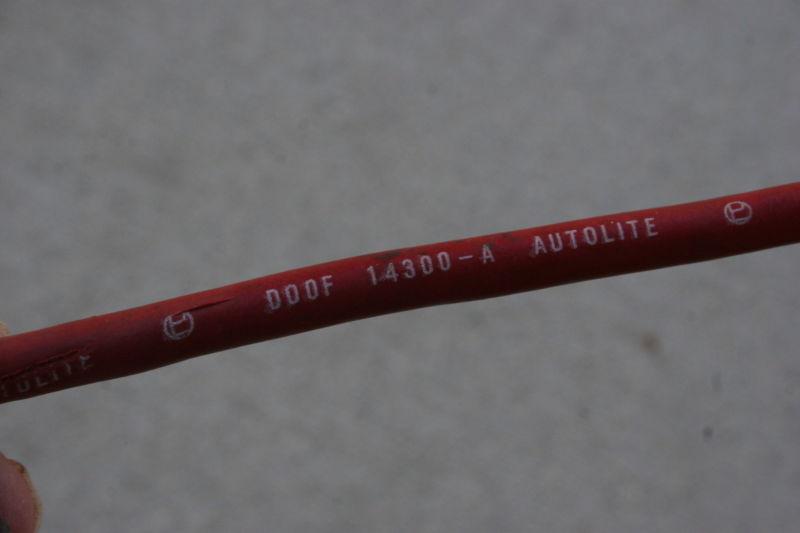 Nos Boss 351/429CJ Mustang DOOF positve battery cable Autolite assembly line !!, US $750.00, image 2