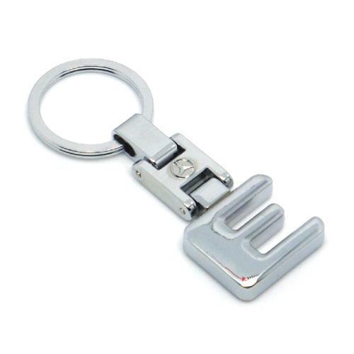 Pendant keychain key chain ring chrome for e series fit e350 e550 e63 e55 amg