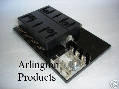Bussmann atc/ato 10 position fuse panel with grounding pad