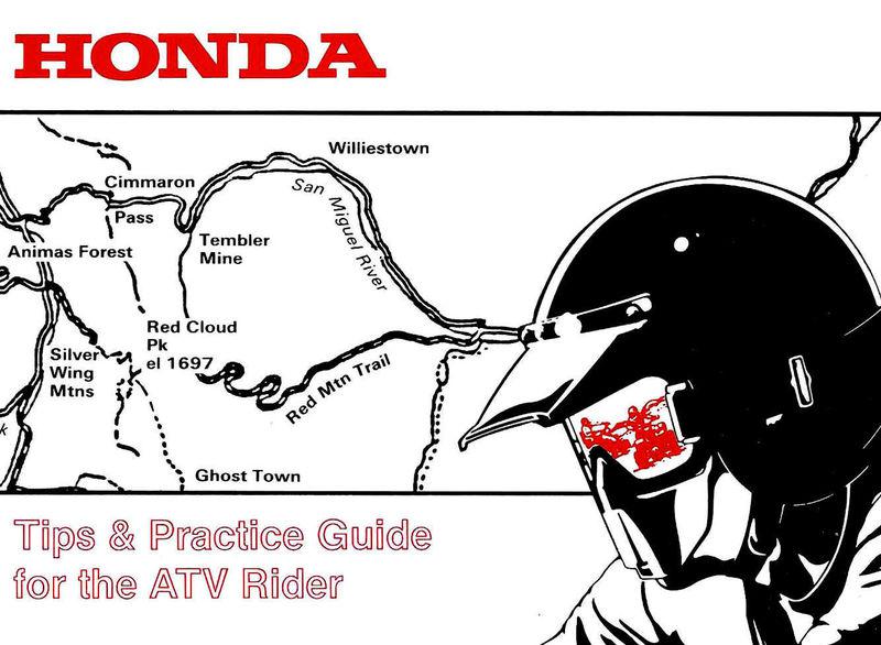 Find HONDA ATV ROAD RIDING TIPS GUIDE MANUAL HONDA ATVRUBICON