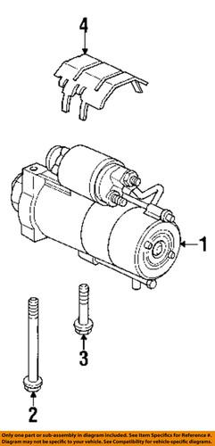 Gm oem 89018123 starter/starter motor