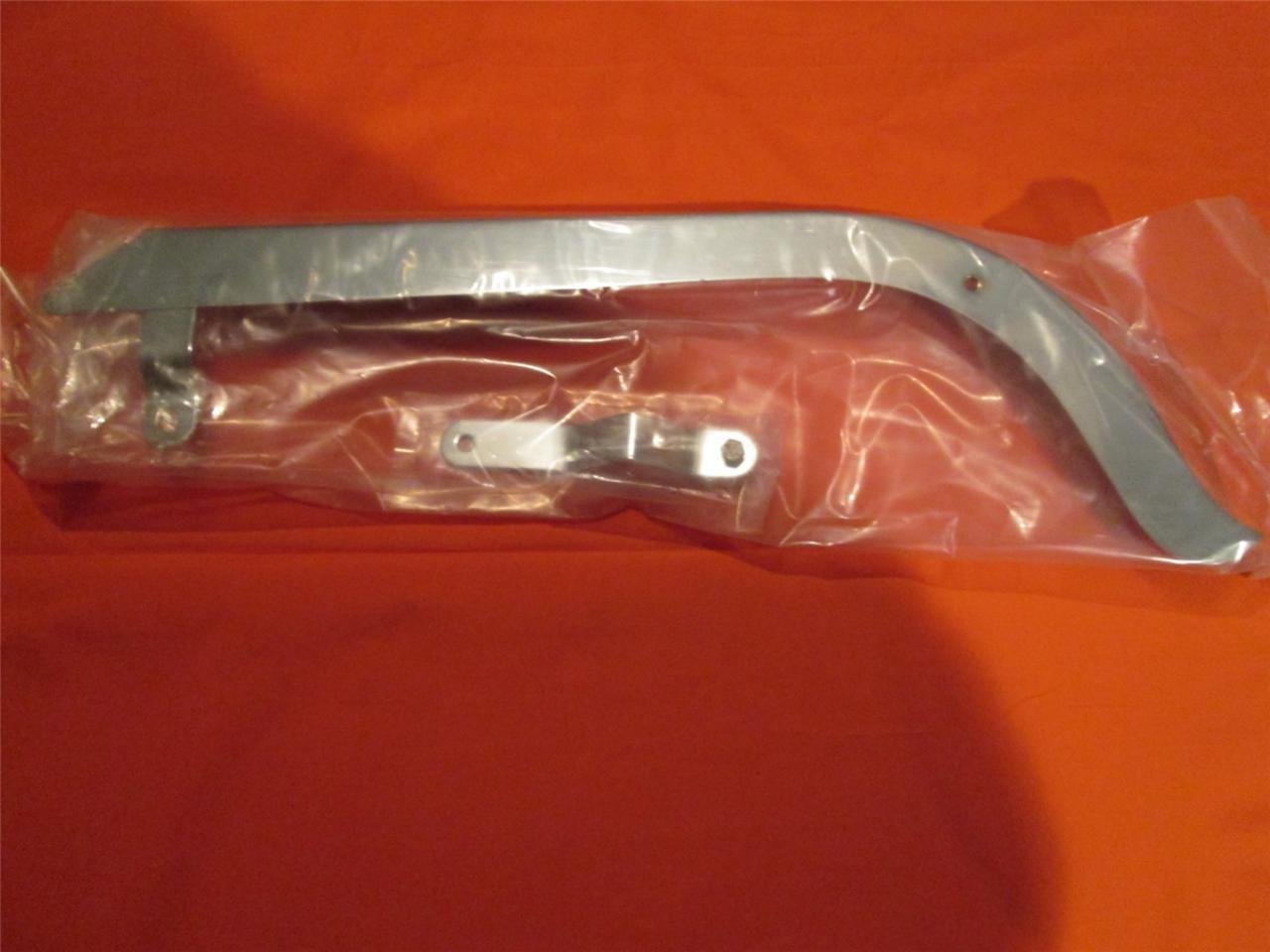 Chrome custom chainguard, all swing arm 4-speed h-d big twin 73-85 except fxst