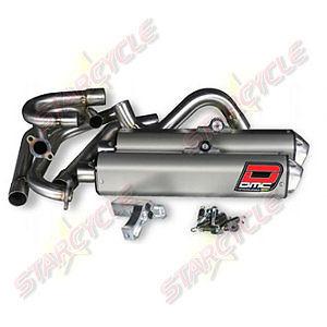 06-11 yamaha raptor force4 dmc twin black full exhaust system