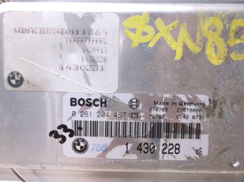 97-98 bmw 740/740i/e39. engine control module..ecu..ecm..pcm