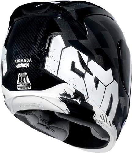 Icon airmada stack helmet black x-small xs new
