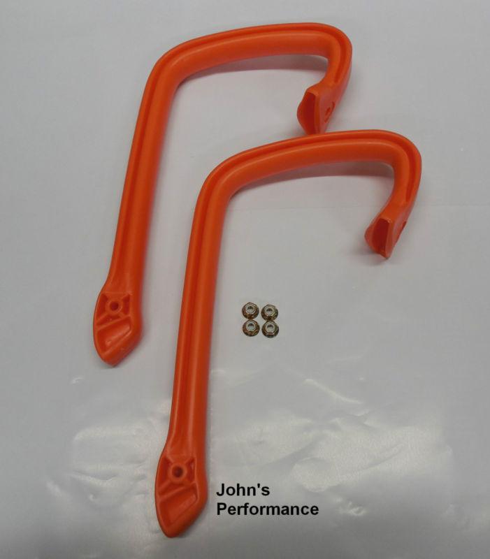 Orange arctic cat ski handles ski loops set 2005-2014 saddleless skis 3639-778