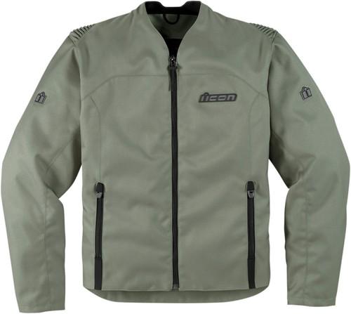 Icon device textile jacket canteen green large new