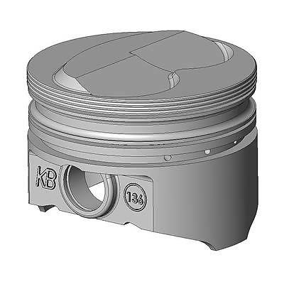 Keith black pistons dome 4.040" bore 1/16" 1/16" 3/16" ring sbf set of 8