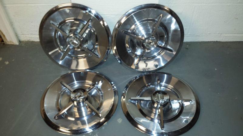 Genuine mopar 1957 57 dodge royal lancer hubcaps wheelcovers rat rod 50's custom