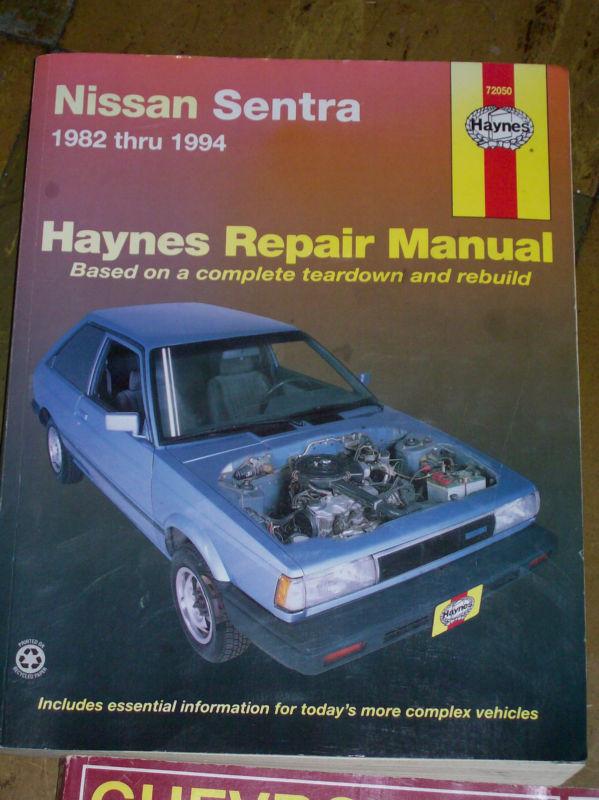Nissan sentra haynes repair manual 1982-1994