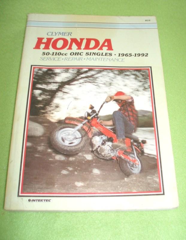 Honda z50 s65 c70 cl70 sl70 xl70 s90 sl90 cd90 cl90 ct70 ct90 ct110 shop manual